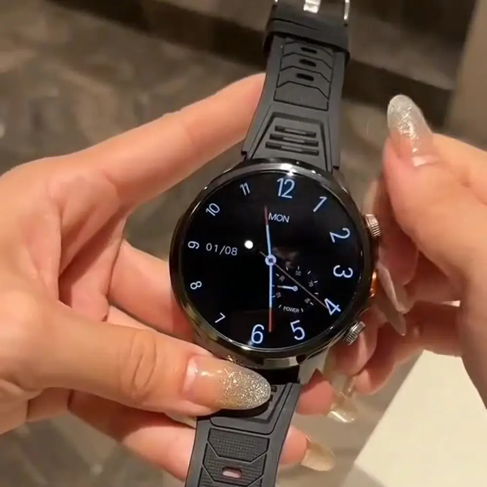 All-Network 4G Android SIM-Card NFC Multi-Function Heart Rate Video Smartwatch