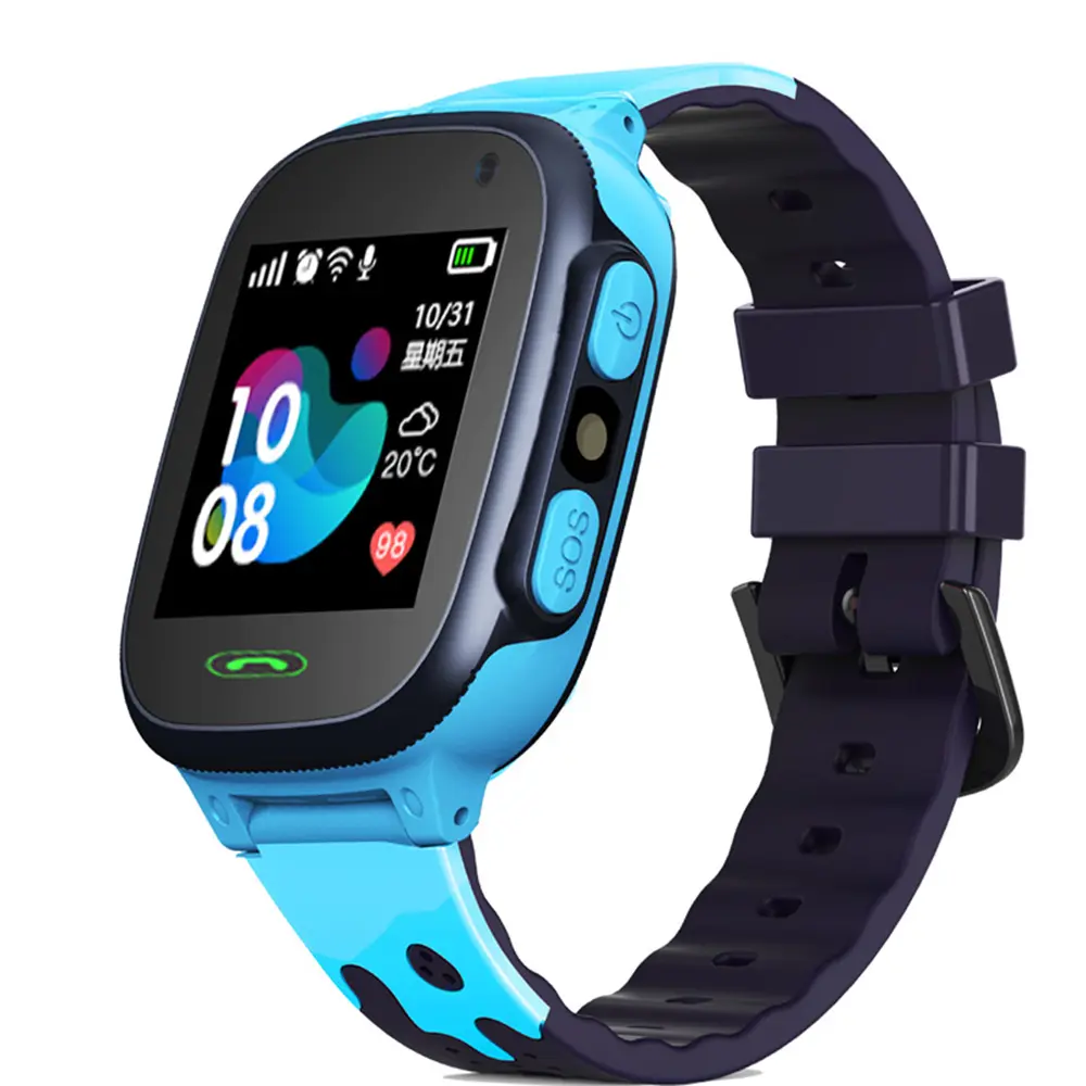 Children's Multi-Function Smart SIM-Card Compatible GPS Tracking Video Calling Watch